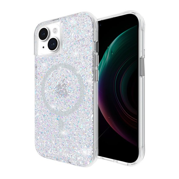 „Case-Mate Twinkle MagSafe“ – dėklas, skirtas „iPhone 15“ / „iPhone 14“ / „iPhone 13“ (disko spalvos)