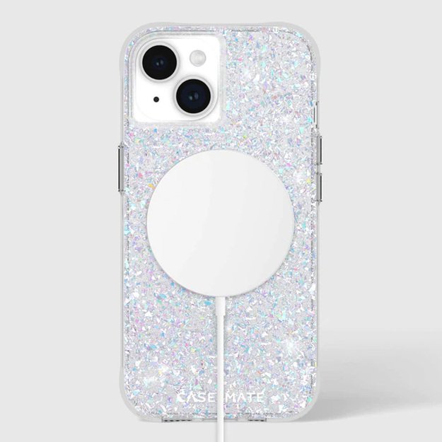 „Case-Mate Twinkle MagSafe“ – dėklas, skirtas „iPhone 15“ / „iPhone 14“ / „iPhone 13“ (disko spalvos)