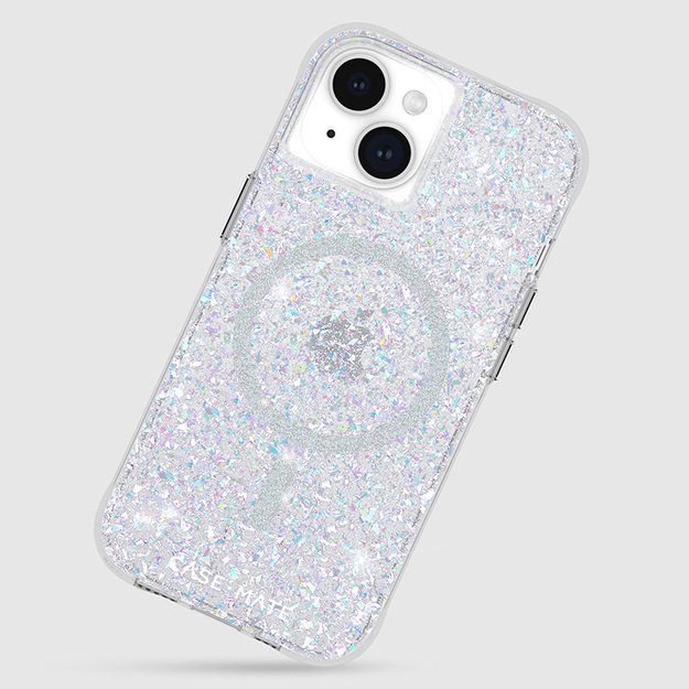 „Case-Mate Twinkle MagSafe“ – dėklas, skirtas „iPhone 15“ / „iPhone 14“ / „iPhone 13“ (disko spalvos)