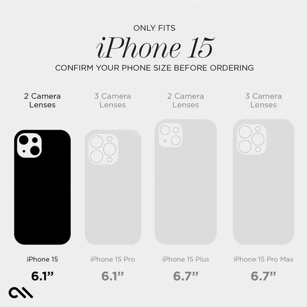 „Case-Mate Twinkle MagSafe“ – dėklas, skirtas „iPhone 15“ / „iPhone 14“ / „iPhone 13“ (disko spalvos)