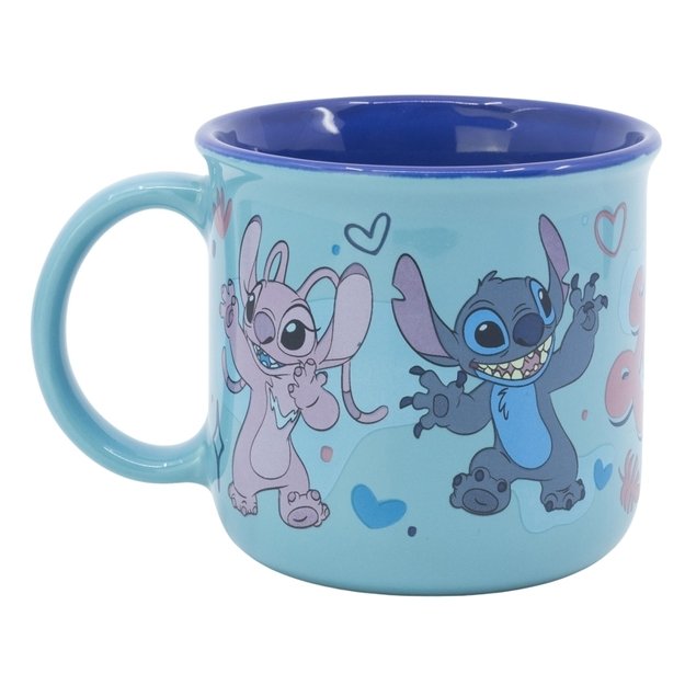 Disney Stitch - keraminis puodelis dovanų dėžutėje iš Stitch & Angel kolekcijos, 355 ml