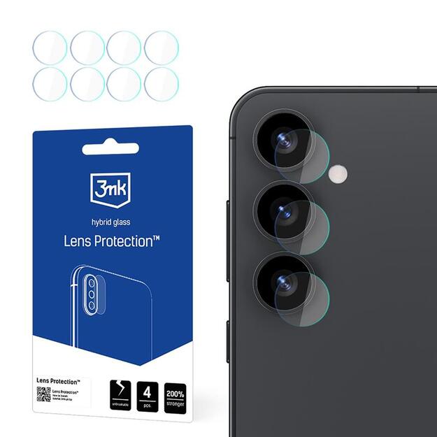 3mk objektyvo apsauga - fotoaparato objektyvo stiklas, skirtas „Samsung Galaxy S25“ (4 komplektai) 1