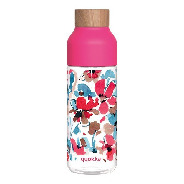 „Quokka Ice“ – „Ecozen“ vandens buteliukas 720 ml (raudonos gėlės)