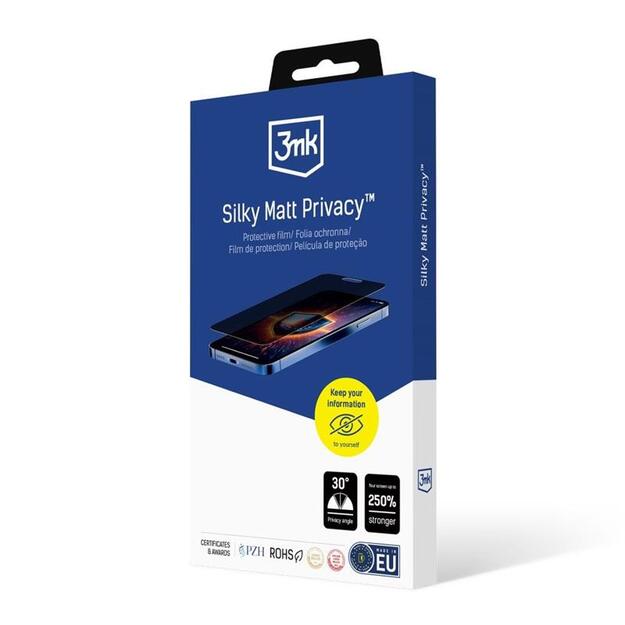 3mk Silky Matt Privacy - matinė privatumo plėvelė, skirta „Samsung Galaxy S25“ 10