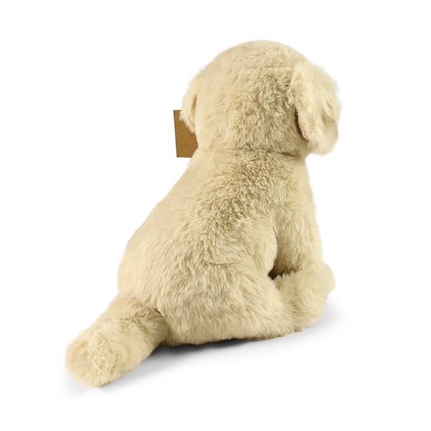 Rappa - pliušinis realistiškas sėdintis labradoro retriverio šuniukas, 23 cm, ekologiška minkšta kolekcija 4