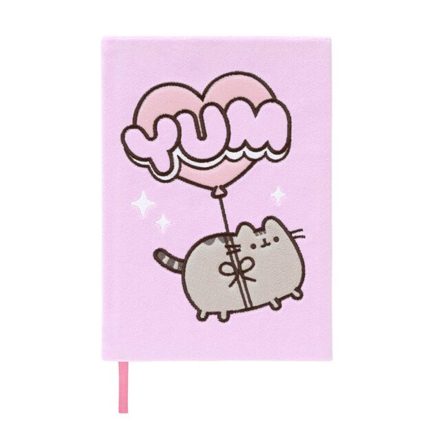 Pusheen - pliušinis užrašų knygelė / bloknotas A5 iš „Moments“ kolekcijos 7