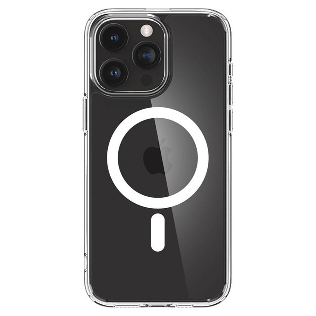 „Spigen Ultra Hybrid MagSafe“ dėklas, skirtas „iPhone 15 Pro“ (baltas) 16