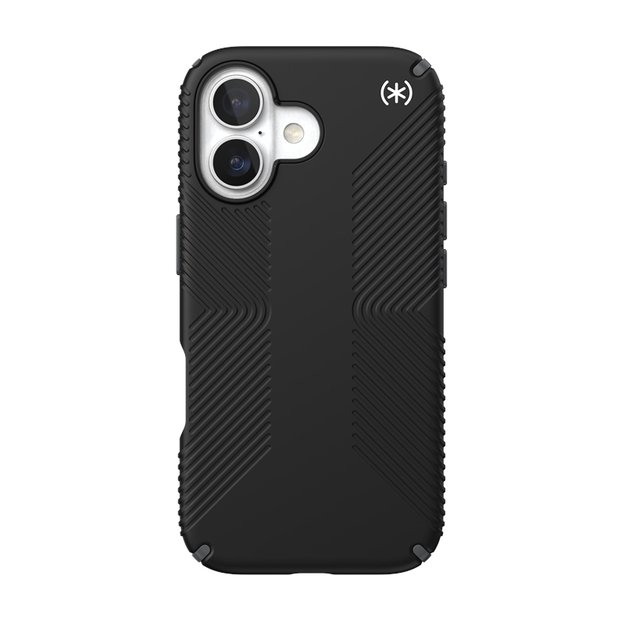 „Speck Presidio2 Grip MagSafe“ dėklas, skirtas „iPhone 17“ (juodas / pilkas / baltas) 4