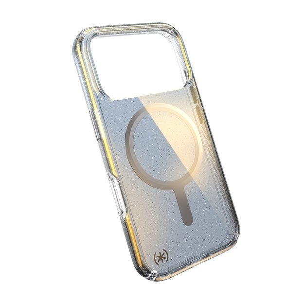 „Speck Presidio Lux MagSafe“ dėklas, skirtas „iPhone 17 Pro“ (hiperveidro blizgesio / metalinio sidabro spalvos) 6