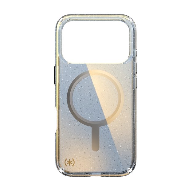 „Speck Presidio Lux MagSafe“ dėklas, skirtas „iPhone 17 Pro“ (hiperveidro blizgesio / metalinio sidabro spalvos) 8