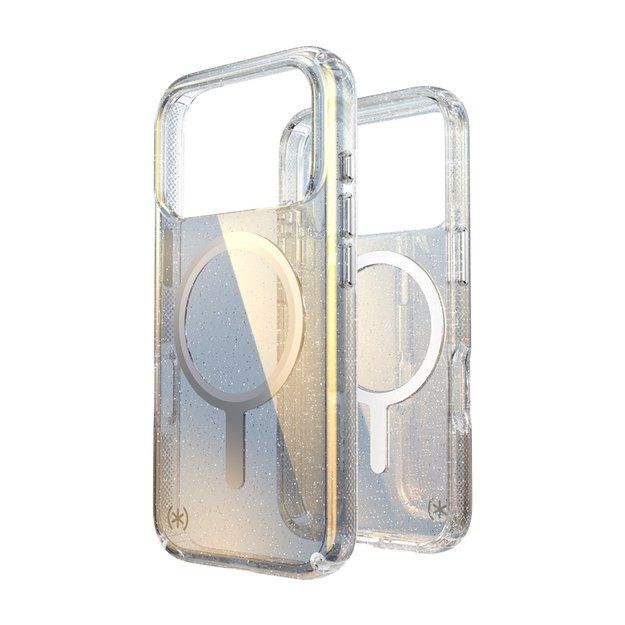 „Speck Presidio Lux MagSafe“ dėklas, skirtas „iPhone 17 Pro“ (hiperveidro blizgesio / metalinio sidabro spalvos) 9