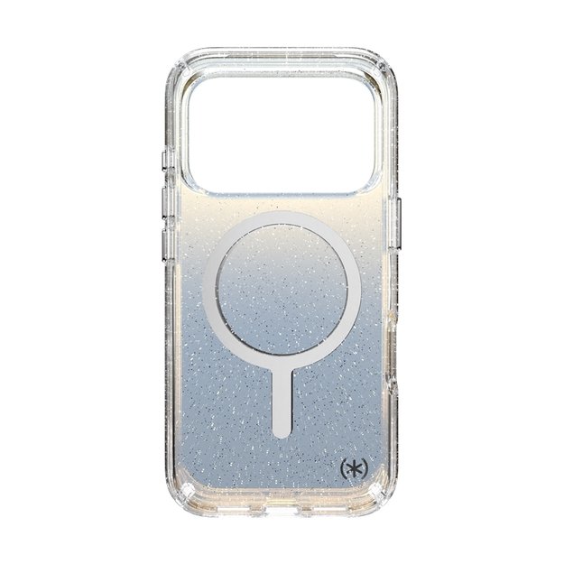 „Speck Presidio Lux MagSafe“ dėklas, skirtas „iPhone 17 Pro“ (hiperveidro blizgesio / metalinio sidabro spalvos) 11