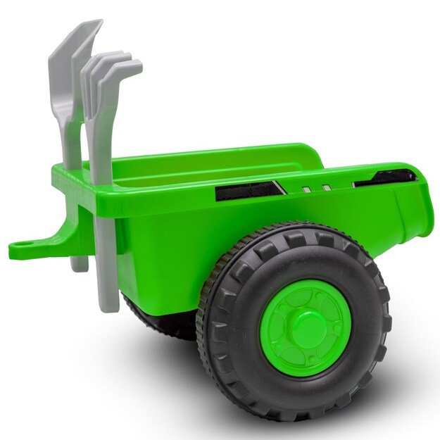 Vaikiškas traktorius su priekaba Benny Baby Mix Benny žalias 2