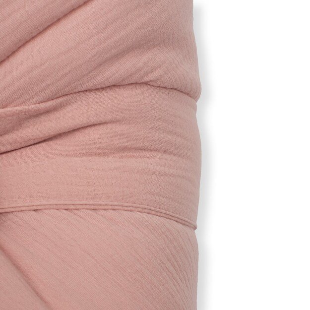 Muslin Lace-up Wrap New Baby old pink 1