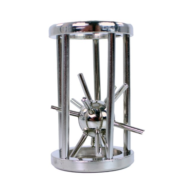 the metallic conundrum-hedgehog in cage 4