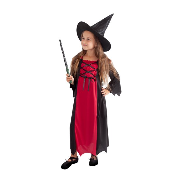Vaikiškas kostiumas - bordo ragana (S) 3