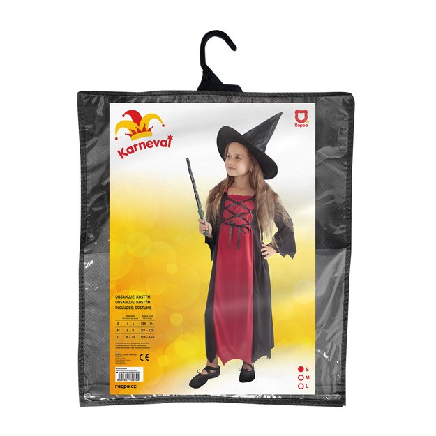 Vaikiškas kostiumas - bordo ragana (S) 2