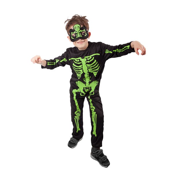 Children costume - NEON skeleton (M) 4