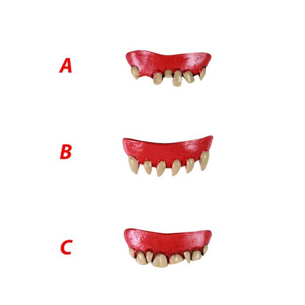 the rubber teeth, 3 types 4