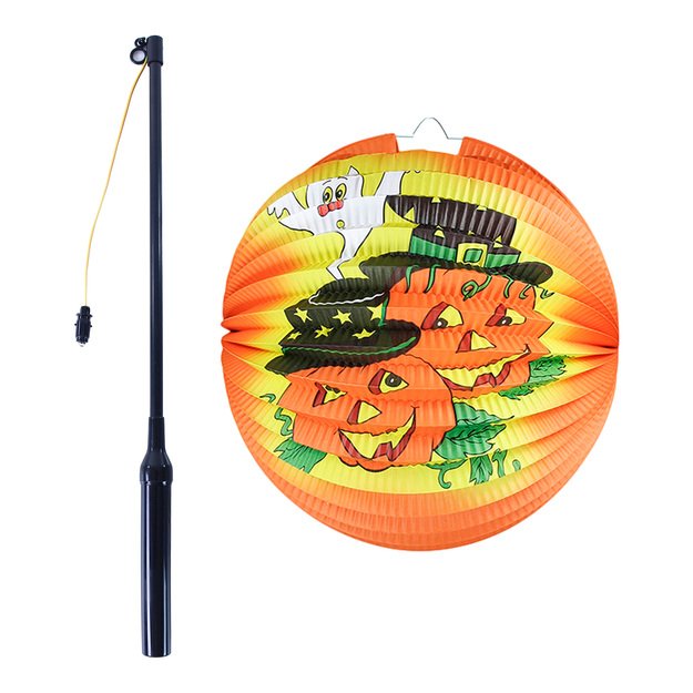 Lantern Halloween 25 cm with stick 40 cm 3