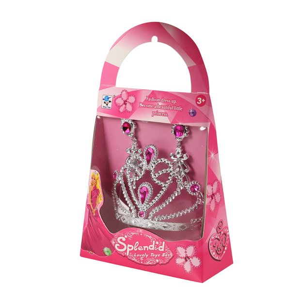 Karūnos princesė su rožiniais auskarais 2