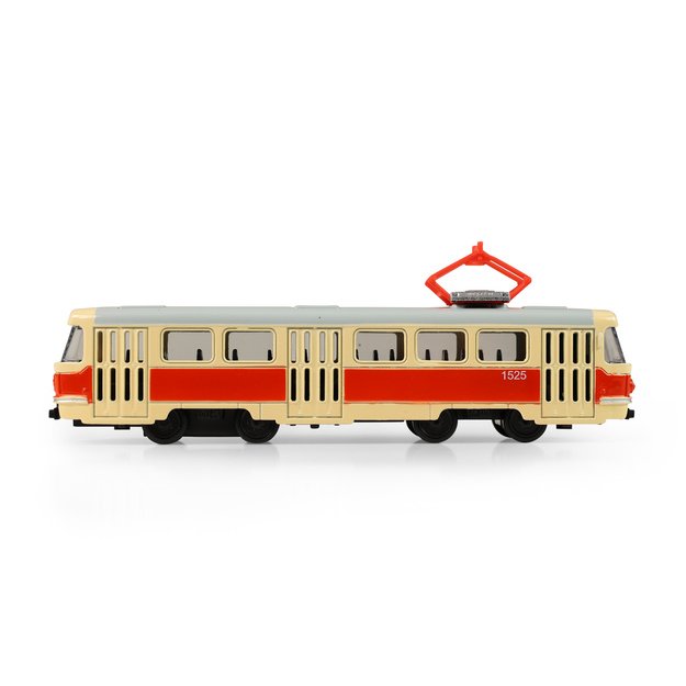 Metal Czech retro tram 16 cm BRNO 5