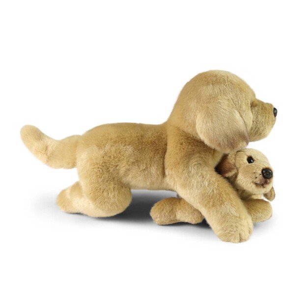 Plush Labrador with pup 25cm ECO-FRIENDLY 3