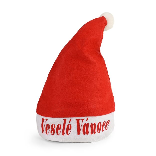 Christmas hat with printing for adults 3