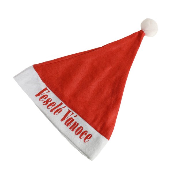 Christmas hat with printing for adults 1