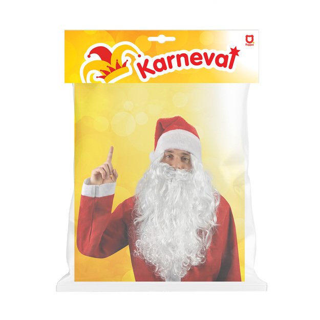Santa wig with beard for adults 3