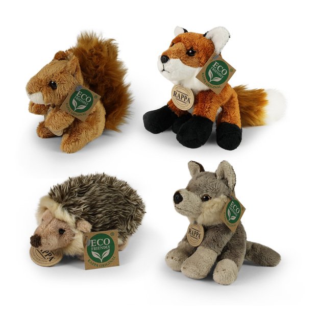Pliušiniai miško gyvūnai, įvairūs, 15 cm, ECO-F. 1