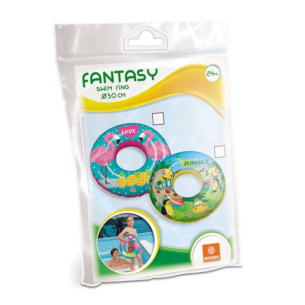 Inf. žiedas flamingas džiunglės 50cm 2