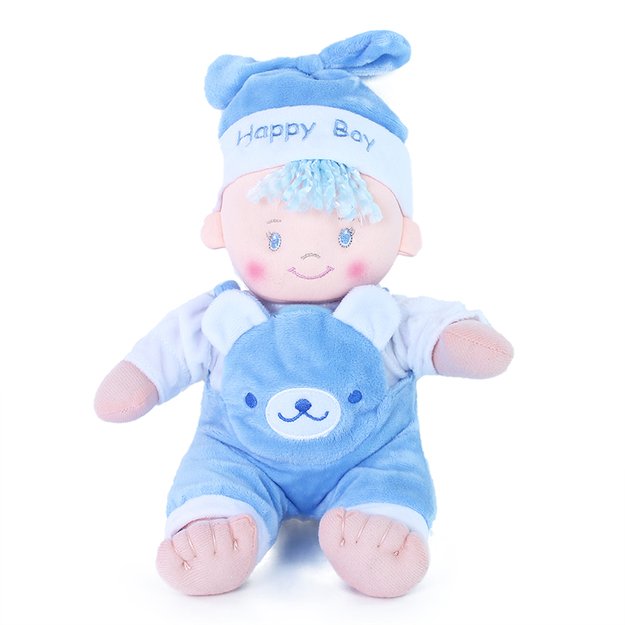 Skudurinė lėlė 25 cm, mėlyna, elektroninė pakuotė 2