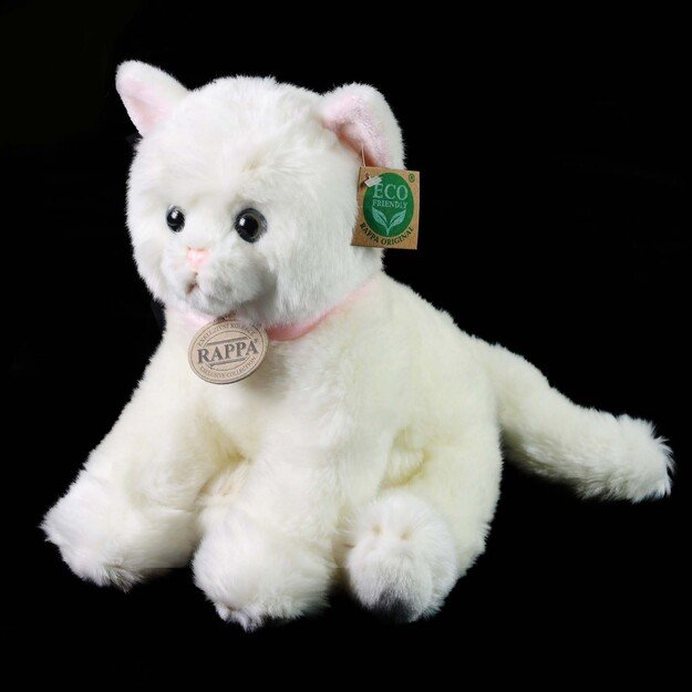 Plush white cat 25 cm ECO-FRIENDLY 4