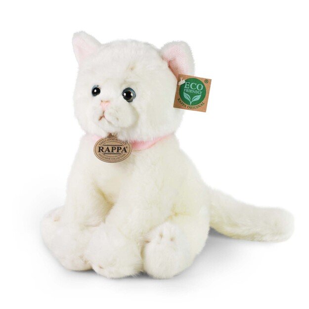 Plush white cat 25 cm ECO-FRIENDLY 2