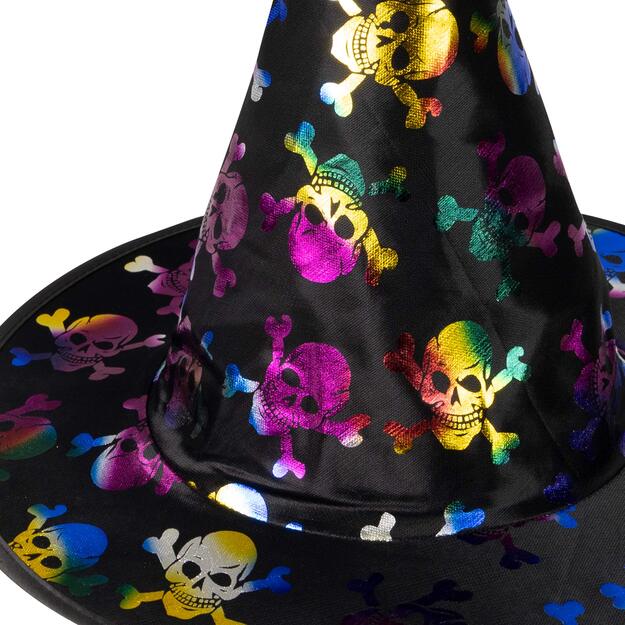 Children witch hat with skulls 3