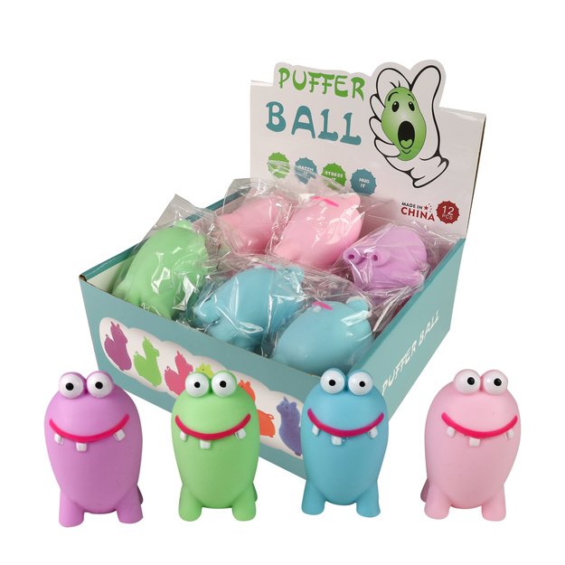 Antistresinis kamuoliukų monstras, 4 spalvos