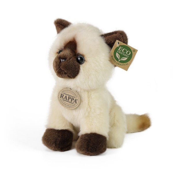 Plush siamese cat 18 cm ECO-FRIENDLY 1