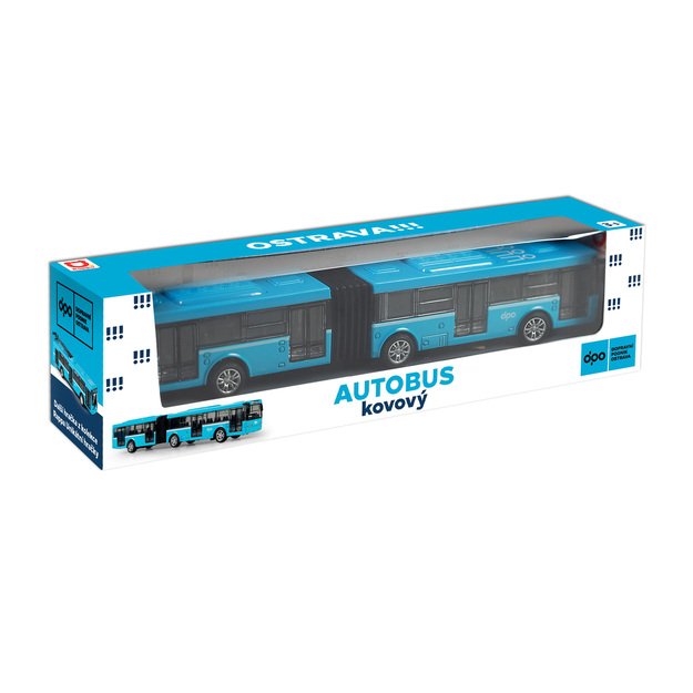 Metal bus DPO Ostrava 18 cm 2