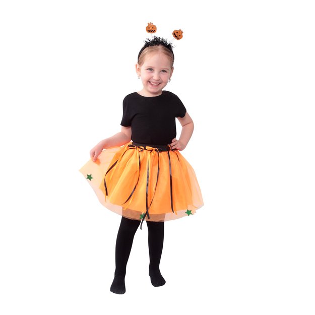 Children costume pumpkin tutu skirt with accs. 1