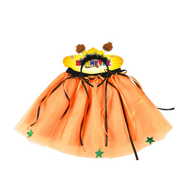 Children costume pumpkin tutu skirt with accs. 2