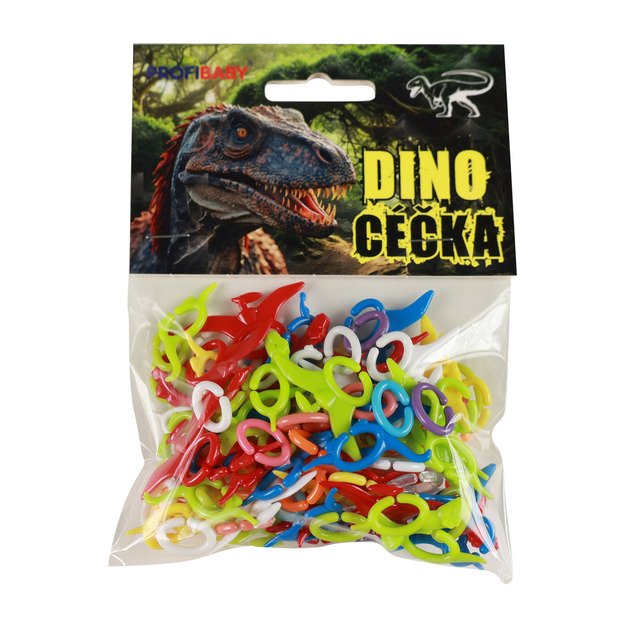 Small plastic letters DINO 150 pcs