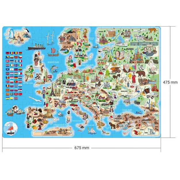 Dėlionė – Europa 160 detalių – Čekija 3