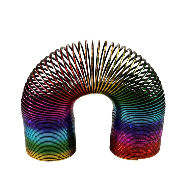Magic spring/spiral metallic