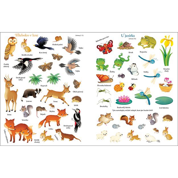 Lipdukų knyga „Gamta“ 3