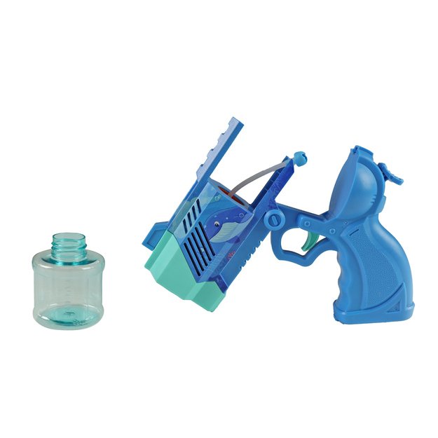 Burbulų pistoletas mėlynas su šviesa 3