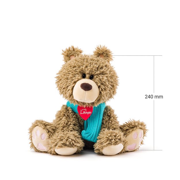 Bariboo meškiukas su šaliku mažas 25 cm 2