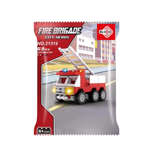 BLOXO ugniagesio konstravimo rinkinys, 53 dalys 2