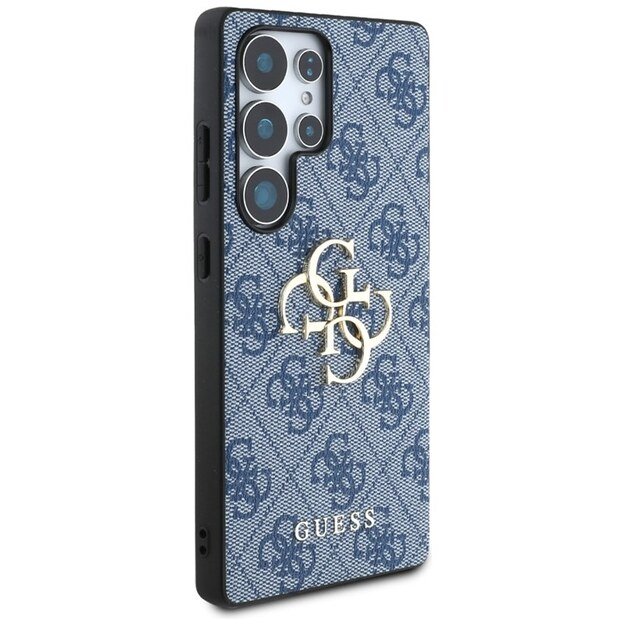 „Guess Big 4G Logo Classic“ logotipo dėklas, skirtas „Samsung Galaxy S25 Ultra“ (mėlynas) 5