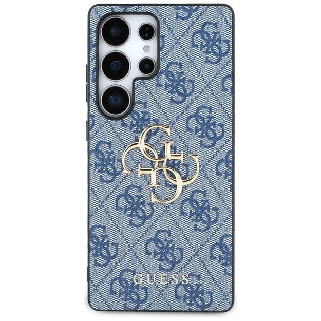 „Guess Big 4G Logo Classic“ logotipo dėklas, skirtas „Samsung Galaxy S25 Ultra“ (mėlynas) 6
